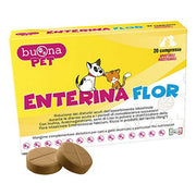 Buona Pet Enterina Flor 20 Compresse Riduzione dei disturbi acuti dell?Assorbimento intestinale Durante Le diarree Acute e i periodi di convalescenza successivi