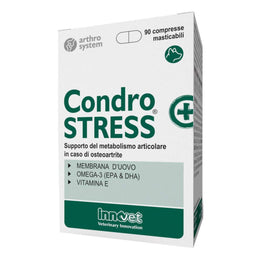 Innovet Condrostress (+), per Cani Adulti e Anziani con rigidità articolare, neutralizza i Radicali Liberi